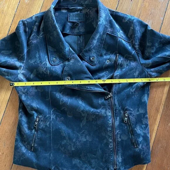 Marrakech Marni Scuba Moto Jacket in Antique Faded Floral - Large - Picture 10 of 11